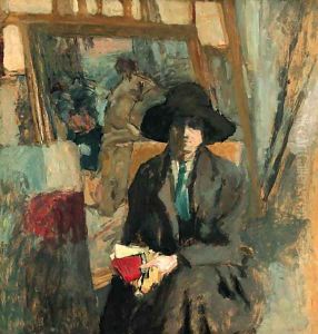 Eleve dans le Louvre by Jean-Edouard Vuillard