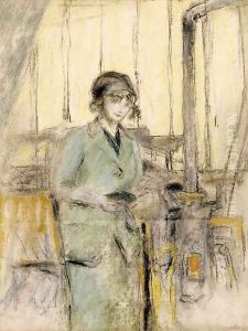 Femme dans l'atelier 2 by Jean-Edouard Vuillard