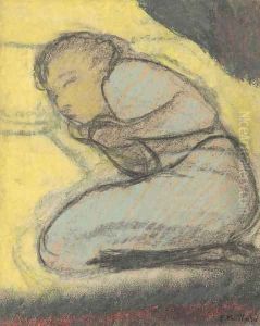 Femme endormie by Jean-Edouard Vuillard
