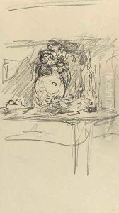 Vase de fleurs 2 by Jean-Edouard Vuillard