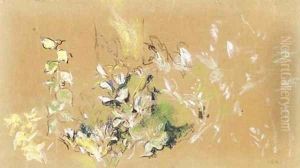 Fleurs au jardin by Jean-Edouard Vuillard