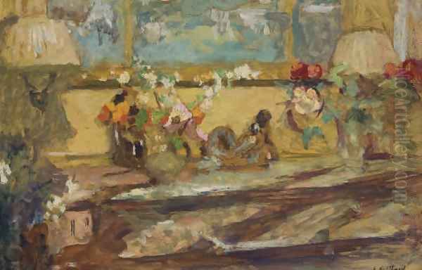 Fleurs sur une console - view 1
