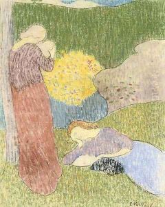 Jeune femme pensive by Jean-Edouard Vuillard