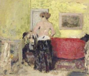 Le deshabille de dos by Jean-Edouard Vuillard