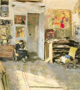 Madame Josse Hessel dans l'atelier de Vuillard Madame Josse Hessel dans l'atelier de Vuillard