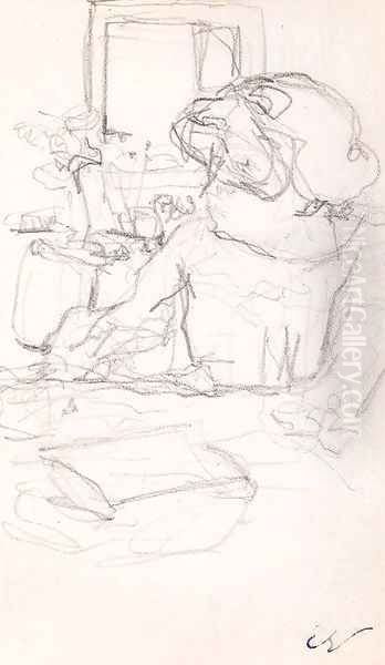 Jeune femme assise - view 1