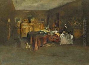 Madame Vuillard cousant 2 by Jean-Edouard Vuillard