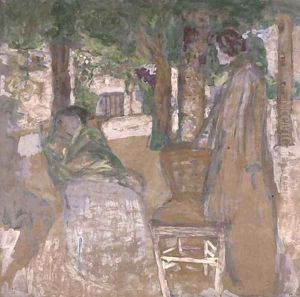 Sous les ombrages by Jean-Edouard Vuillard
