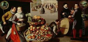 Fruit Market by Lucas Van Valkenborch