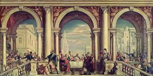 The Feast in the House of Levi by Paolo Veronese (Caliari)