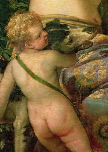 Cupid, detail from Venus and Adonis, 1580