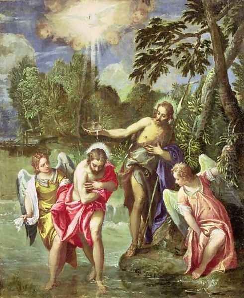 The Baptism of Christ, c.1580-88 - view 1
