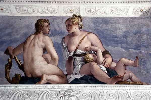 Apollo and Venus, from the Sala di Bacco, c.1561 - view 1