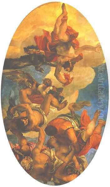 Jupiter Striking Down the Vices - view 1