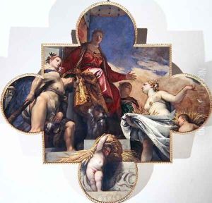Venus Receiving Gifts from Hercules and Ceres, c.1576-78