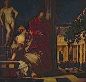Bathsheba at her Toilet by Paolo Veronese (Caliari)