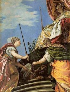 Venice Enthroned Between Justice and Peace