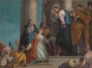 Christ and the Woman with the Issue of Blood 1565-70