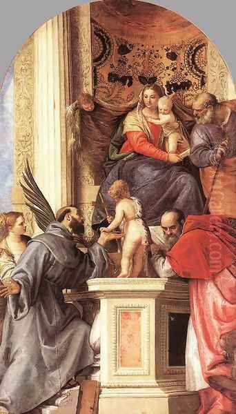 Madonna Enthroned with Saints c. 1562 - view 1