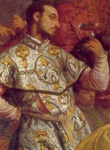 The Marriage at Cana (detail-3) 1563 by Paolo Veronese (Caliari)