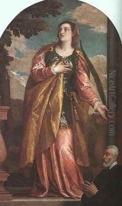 St. Lucy and a Donor c. 1580