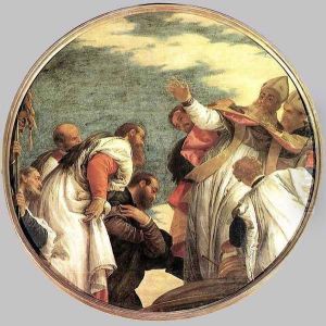 The People of Myra Welcoming St. Nicholas c. 1582