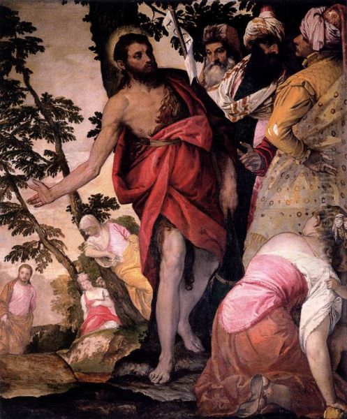 St John the Baptist Preaching c. 1562 - view 1