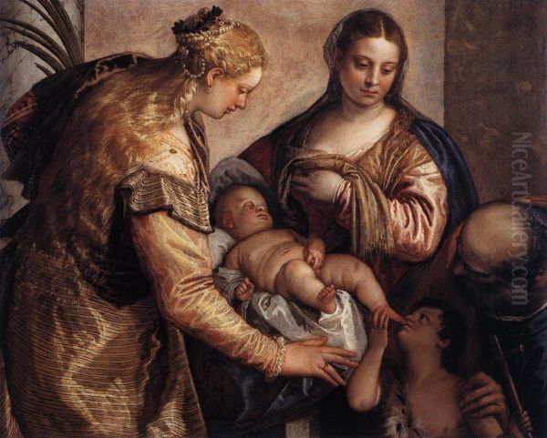 The Holy Family with St. Barbara, c.1550 - view 1