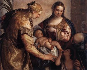 The Holy Family with St. Barbara, c.1550
