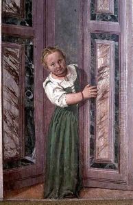 Child at the Door, from the Sala a Crociera, c.1561