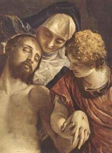 Pieta (detail) 1576-82 by Paolo Veronese (Caliari)