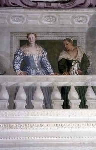 Members of the Barbaro Household, from the Sala di Olimpo, c.1561 by Paolo Veronese (Caliari)