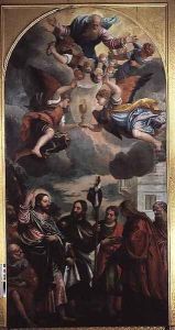 The wife of Zebedee Interceding with Christ over her two sons