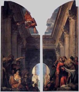 Healing of the Lame Man at the Pool of Bethesda by Paolo Veronese (Caliari)