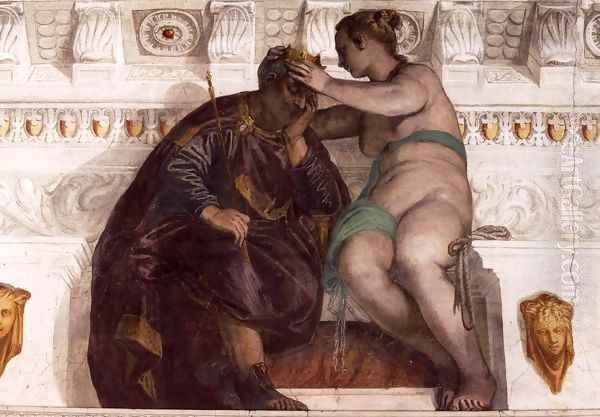 Chance Crowning a Sleeping Man - view 1