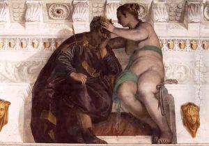 Chance Crowning a Sleeping Man