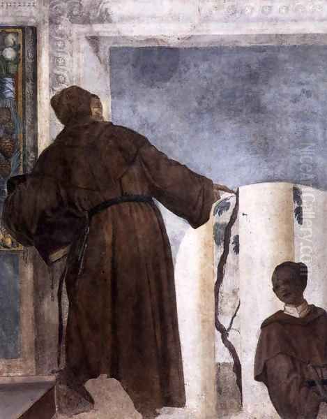 Monk with a Black Boy - view 1