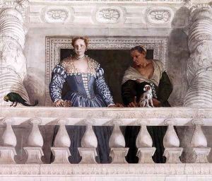 Figures behind the Parapet