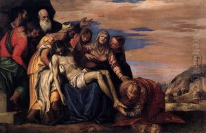 Lamentation over the Dead Christ by Paolo Veronese (Caliari)