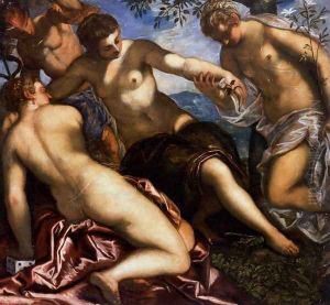Mercury and the Graces by Paolo Veronese (Caliari)