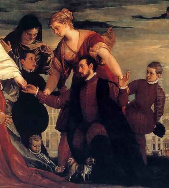 The Adoration of the Virgin by the Coccina Family (detail) - view 1