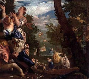 The Rape of Europa (detail) by Paolo Veronese (Caliari)