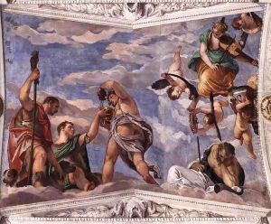 Bacchus, Vertumnus and Saturn