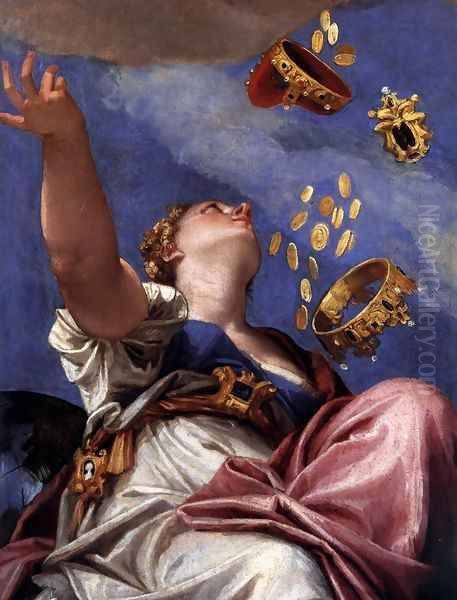 Juno Showering Gifts on Venetia (detail) by Paolo Veronese (Caliari)
