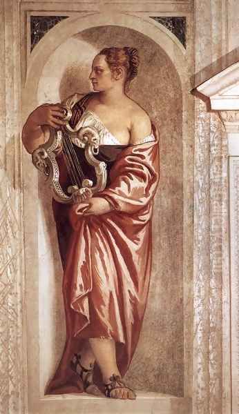 Muse with Lyre - view 1