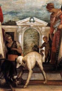 Feast at the House of Simon (detail) 4 by Paolo Veronese (Caliari)