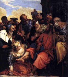 Feast in the House of Simon (detail) 2 by Paolo Veronese (Caliari)