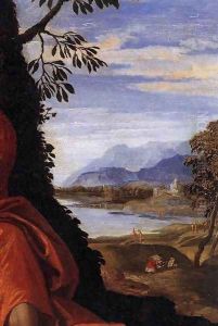 Mystic Marriage of St Catherine (detail) by Paolo Veronese (Caliari)