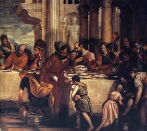 Feast at the House of Simon (detail) 3 by Paolo Veronese (Caliari)