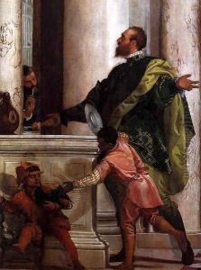 Feast in the House of Levi (detail) 2 by Paolo Veronese (Caliari)
